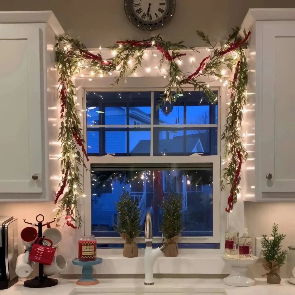 Glimmering Charm Garlands Enchanted Glow Drapes With Fairy Lights - Nalani - Fashion Clothing and Decor