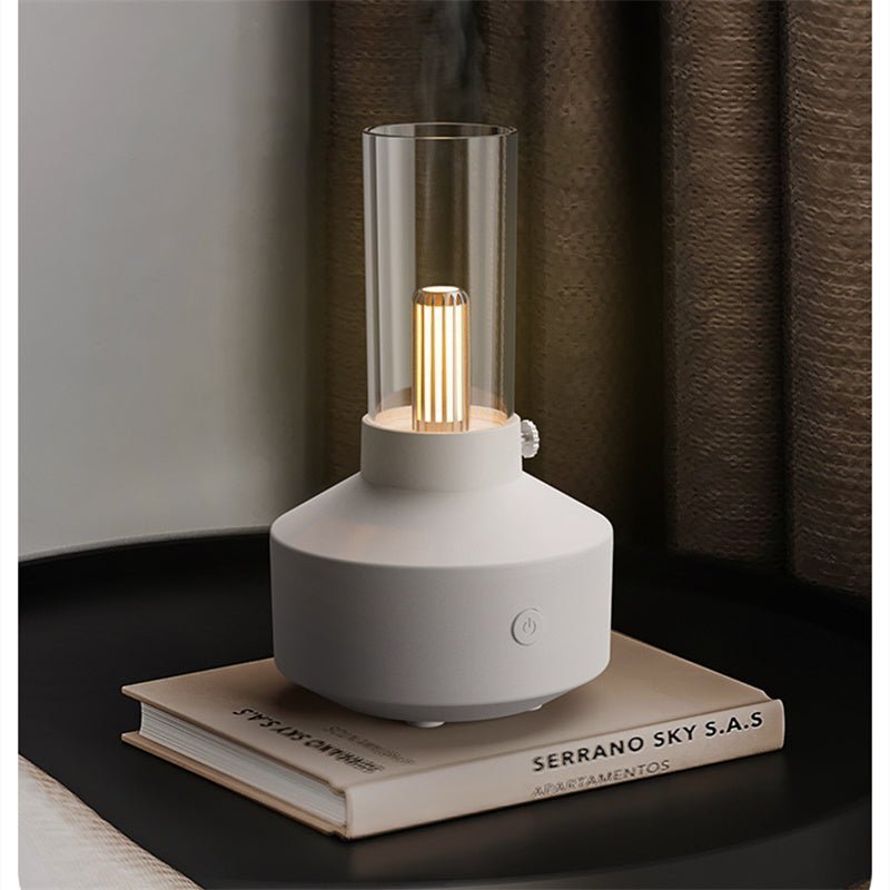 GlowMist | Aromatherapy Essential Oil Diffuser with LED Night Light - Ultrasonic Cool Mist Room Humidifier with Auto Shut-Off & Mood Lamp - Nalani - Fashion Clothing and Decor