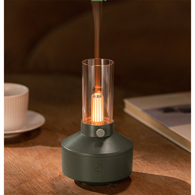 GlowMist | Aromatherapy Essential Oil Diffuser with LED Night Light - Ultrasonic Cool Mist Room Humidifier with Auto Shut-Off & Mood Lamp - Nalani - Fashion Clothing and Decor
