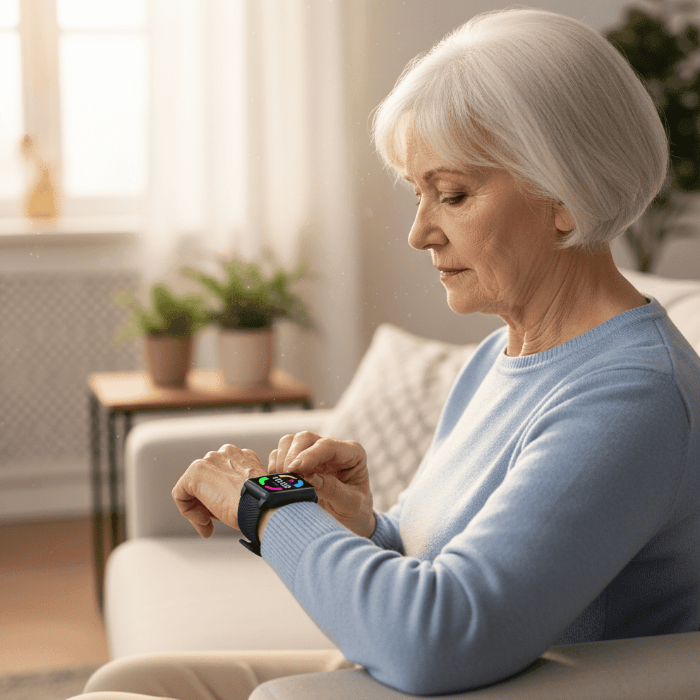 GPS Smartwatch for Seniors with Fall Detection & SOS Button – 4G Location Tracker Watch with Alerts to Contacts, 4 Colors - Nalani - Fashion Clothing and Decor