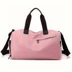Gym Bag with Shoe Compartment – Water-Resistant Sports Duffel Bag with Wet Pocket, Unisex, 15 x 9 x 9 in, 4 Colors - Nalani - Fashion Clothing and Decor