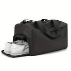 Gym Bag with Shoe Compartment – Water-Resistant Sports Duffel Bag with Wet Pocket, Unisex, 15 x 9 x 9 in, 4 Colors - Nalani - Fashion Clothing and Decor