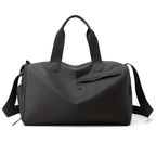 Gym Bag with Shoe Compartment – Water-Resistant Sports Duffel Bag with Wet Pocket, Unisex, 15 x 9 x 9 in, 4 Colors - Nalani - Fashion Clothing and Decor
