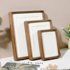 Handcrafted Wood Photo Frame Walnut And Sandalwood Finish - Nalani - UK Fashion Clothing and Decor