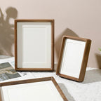 Handcrafted Wood Photo Frame Walnut And Sandalwood Finish - Nalani - UK Fashion Clothing and Decor
