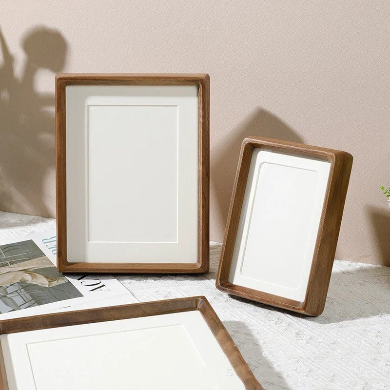 Handcrafted Wood Photo Frame Walnut And Sandalwood Finish - Nalani - UK Fashion Clothing and Decor