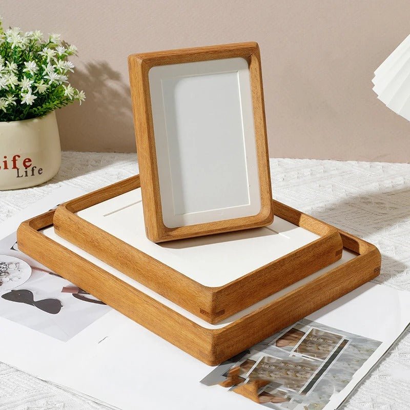 Handcrafted Wood Photo Frame Walnut And Sandalwood Finish - Nalani - UK Fashion Clothing and Decor