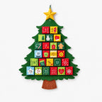 Hanging Christmas Tree Advent Calendar – Fillable Wall Countdown with 24 Removable Boxes, 24 x 19 in, Reusable - Nalani - Fashion Clothing and Decor