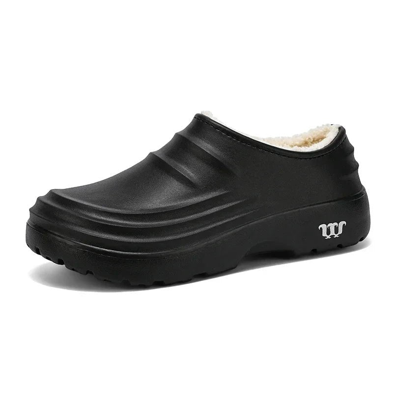 Hermosa | Waterproof Insulated Winter Clogs for Men & Women - Fleece-Lined Warm Garden Mule Slippers with Non-Slip Anti-Skid Sole - Nalani - Fashion Clothing and Decor