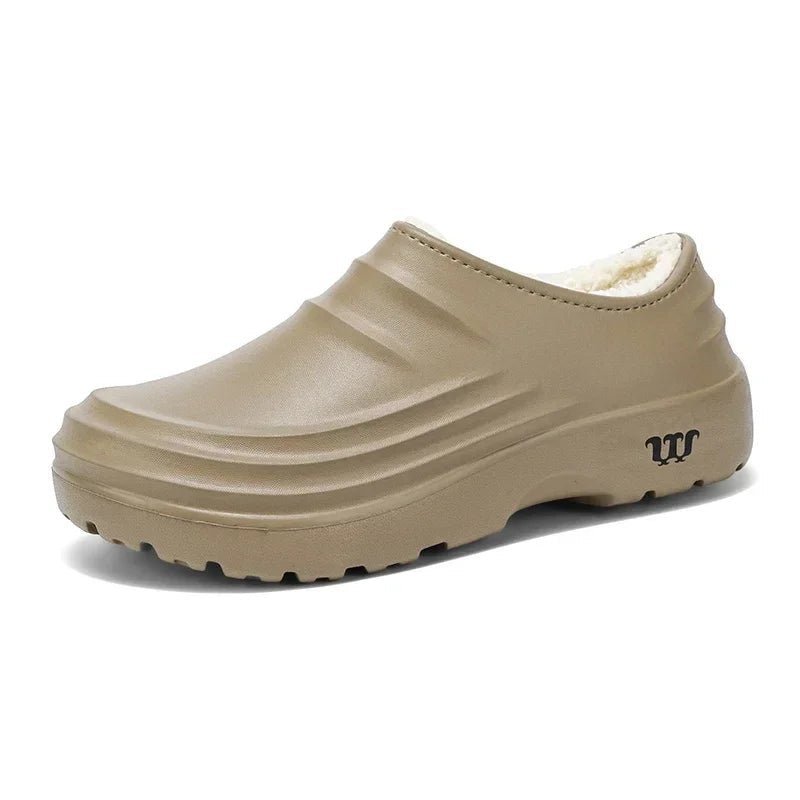 Hermosa | Waterproof Insulated Winter Clogs for Men & Women - Fleece-Lined Warm Garden Mule Slippers with Non-Slip Anti-Skid Sole - Nalani - Fashion Clothing and Decor