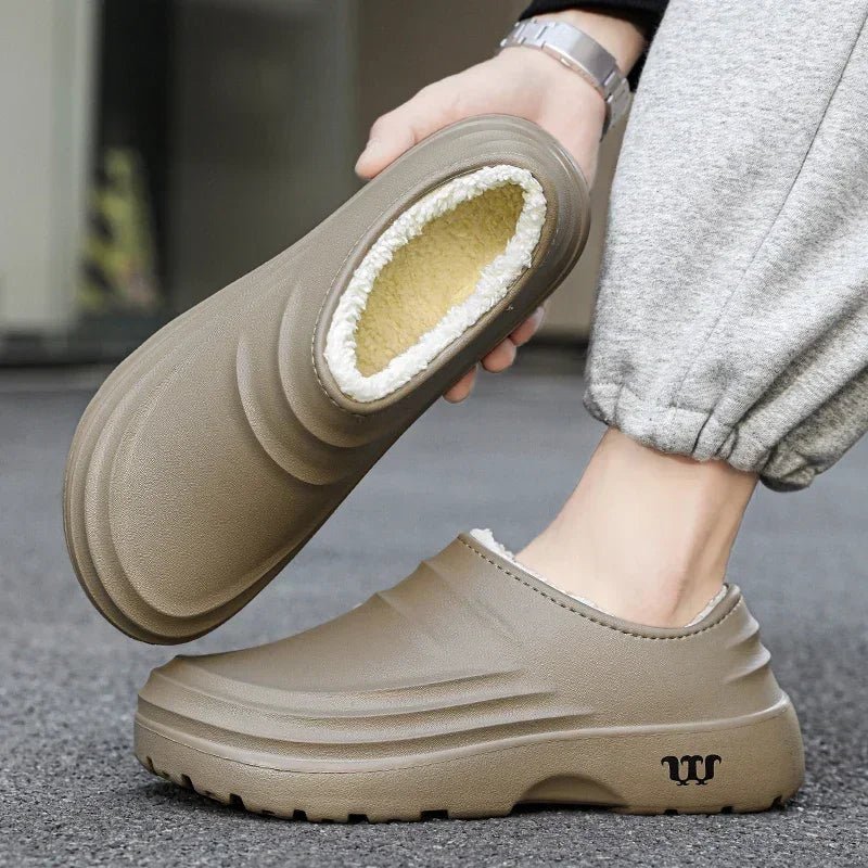 Hermosa | Waterproof Insulated Winter Clogs for Men & Women - Fleece-Lined Warm Garden Mule Slippers with Non-Slip Anti-Skid Sole - Nalani - Fashion Clothing and Decor