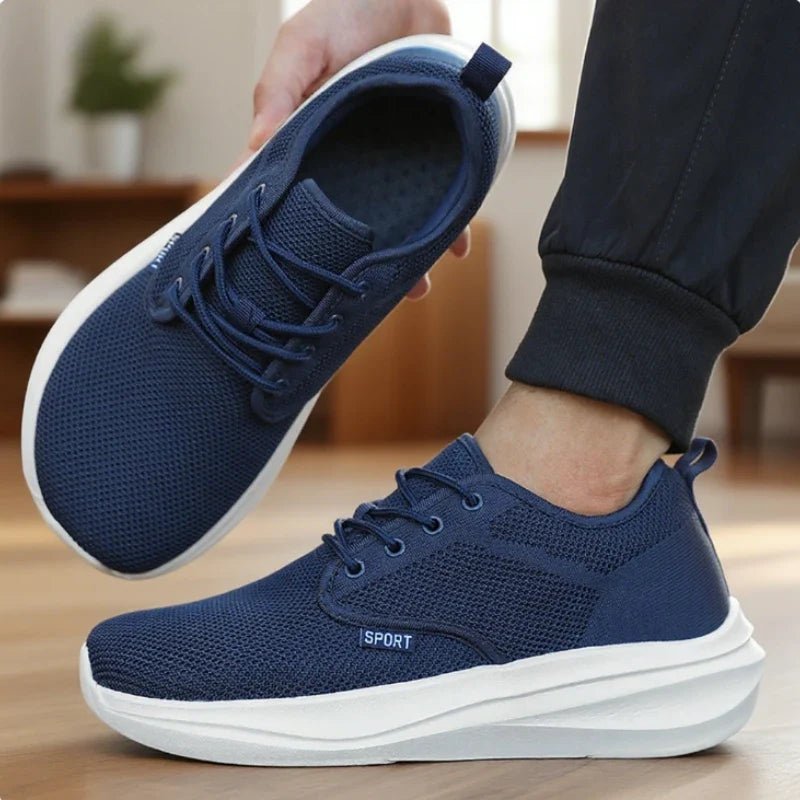 Hommes | Men's Casual Wide Barefoot Shoes - Unisex Minimalist Zero Drop Trail Running & Walking Shoes with Non-Slip Rubber Sole, Breathable - Nalani - Fashion Clothing and Decor