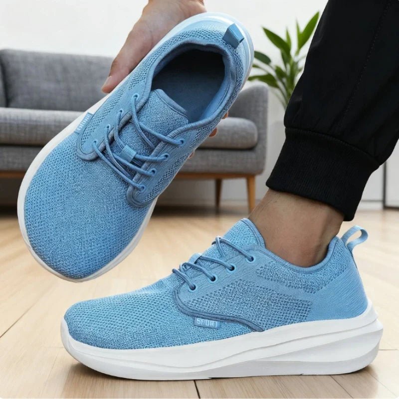 Hommes | Men's Casual Wide Barefoot Shoes - Unisex Minimalist Zero Drop Trail Running & Walking Shoes with Non-Slip Rubber Sole, Breathable - Nalani - Fashion Clothing and Decor
