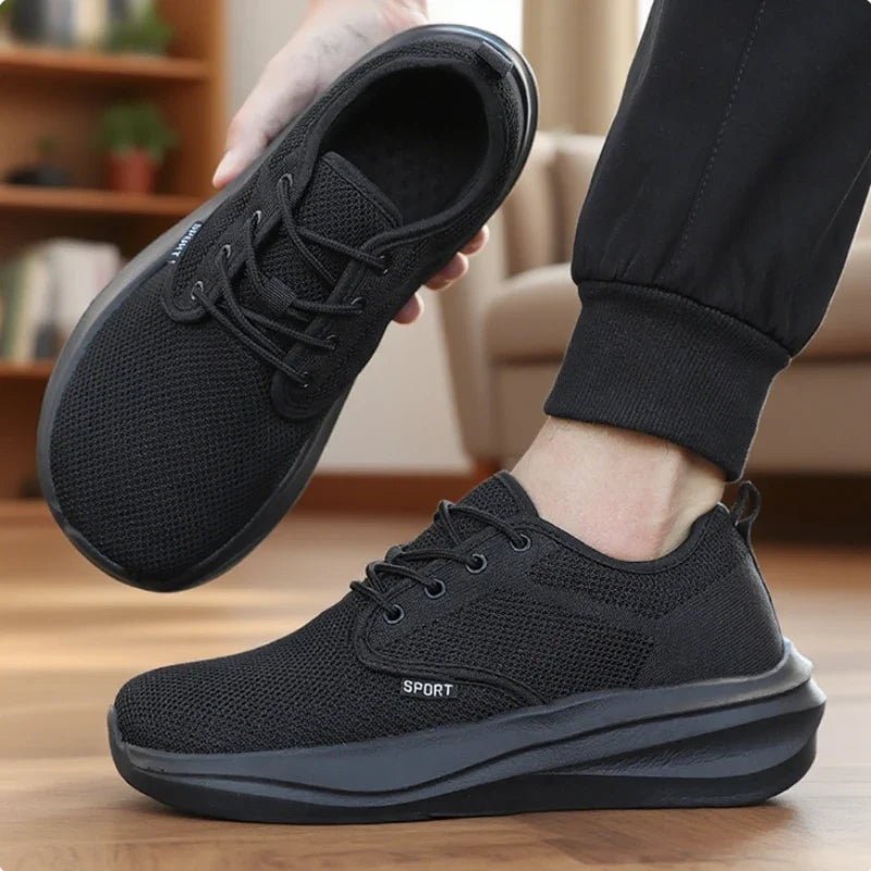 Hommes | Men's Casual Wide Barefoot Shoes - Unisex Minimalist Zero Drop Trail Running & Walking Shoes with Non-Slip Rubber Sole, Breathable - Nalani - Fashion Clothing and Decor