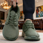 Hommes | Men's Casual Wide Barefoot Shoes - Unisex Minimalist Zero Drop Trail Running & Walking Shoes with Non-Slip Rubber Sole, Breathable - Nalani - Fashion Clothing and Decor