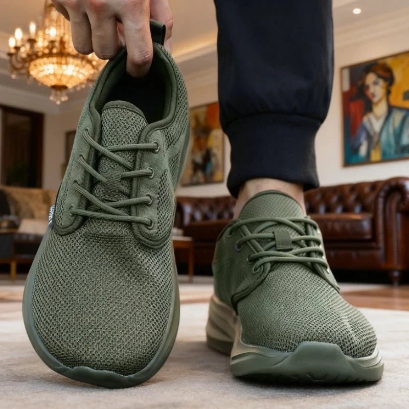 Hommes | Men's Casual Wide Barefoot Shoes - Unisex Minimalist Zero Drop Trail Running & Walking Shoes with Non-Slip Rubber Sole, Breathable - Nalani - Fashion Clothing and Decor