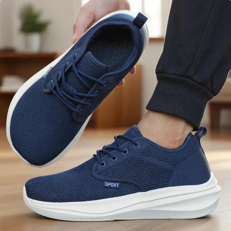 Hommes | Men's Casual Wide Barefoot Shoes - Unisex Minimalist Zero Drop Trail Running & Walking Shoes with Non-Slip Rubber Sole, Breathable - Nalani - Fashion Clothing and Decor