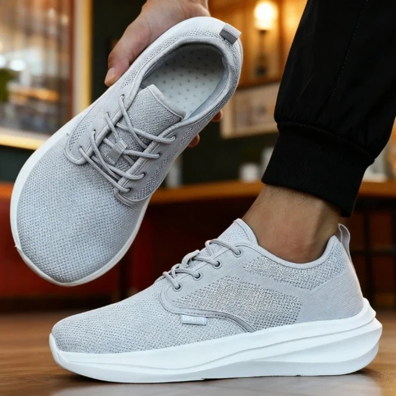 Hommes | Men's Casual Wide Barefoot Shoes - Unisex Minimalist Zero Drop Trail Running & Walking Shoes with Non-Slip Rubber Sole, Breathable - Nalani - Fashion Clothing and Decor