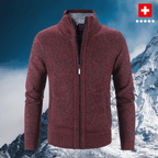 Hommes | Men's Warm and Stylish Winter Sweater - Soft Ribbed Cable-Knit Long-Sleeve Crewneck Pullover Jumper for Fall & Cold Weather - Nalani - Fashion Clothing and Decor