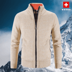 Hommes | Men's Warm and Stylish Winter Sweater - Soft Ribbed Cable-Knit Long-Sleeve Crewneck Pullover Jumper for Fall & Cold Weather - Nalani - Fashion Clothing and Decor