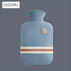 Hot Water Bottle with Knit Cover, 34 oz – Soft Warmth for Cold Winter Nights, 5 Colors - Nalani - Fashion Clothing and Decor