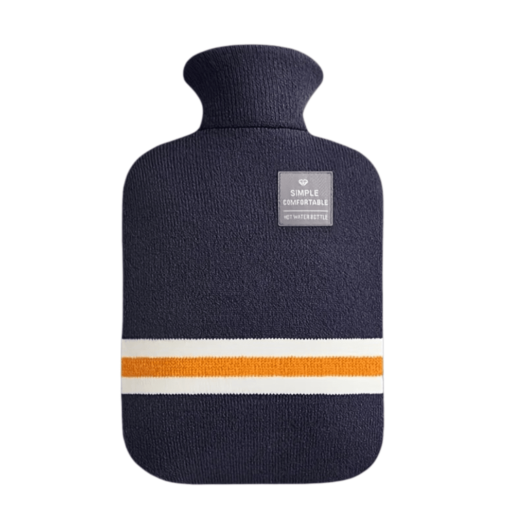 Hot Water Bottle with Knit Cover, 34 oz – Soft Warmth for Cold Winter Nights, 5 Colors - Nalani - Fashion Clothing and Decor