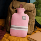 Hot Water Bottle with Knit Cover, 34 oz – Soft Warmth for Cold Winter Nights, 5 Colors - Nalani - Fashion Clothing and Decor