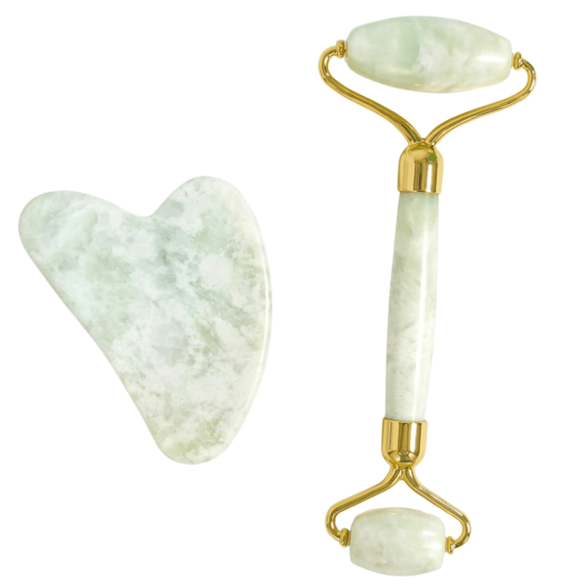 Instant Glow Gua Sha & Jade Roller Set – Face Roller and Gua Sha Facial Massage Tools, 5 Colors - Nalani - Fashion Clothing and Decor