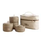 Insulated Lunch Box – Double-Walled Stainless Steel Food Container, Leak-Resistant, 14 or 21 oz, with Carry Bag - Nalani - Fashion Clothing and Decor