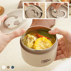 Insulated Lunch Box – Double-Walled Stainless Steel Food Container, Leak-Resistant, 14 or 21 oz, with Carry Bag - Nalani - Fashion Clothing and Decor