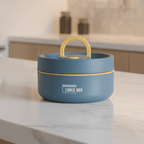 Insulated Lunch Box – Double-Walled Stainless Steel Food Container, Leak-Resistant, 14 or 21 oz, with Carry Bag - Nalani - Fashion Clothing and Decor