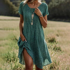 Joanne | Boho Chic Summer Dress For Effortless Day Or Night Style - Nalani - Fashion Clothing and Decor
