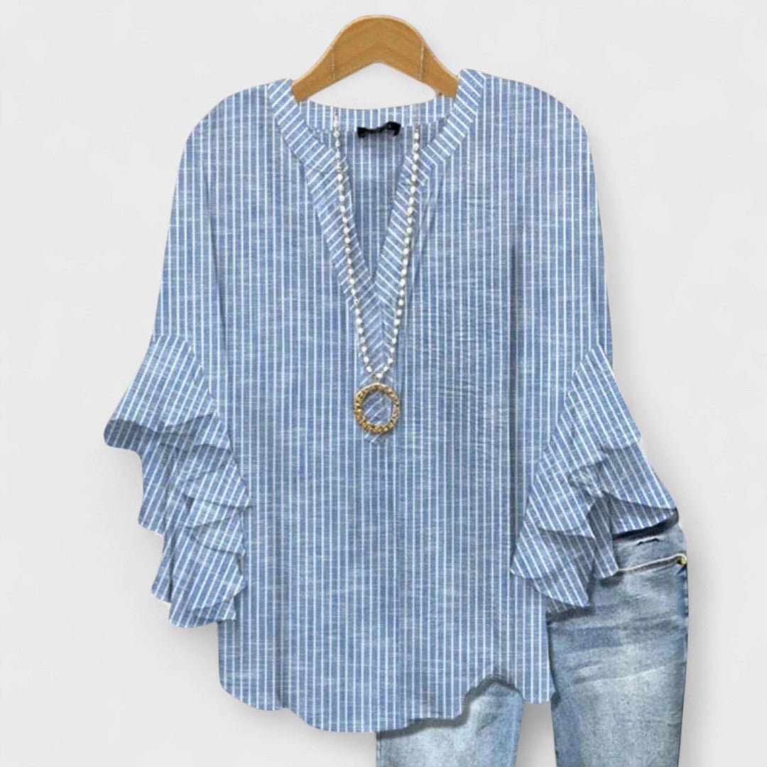 Kay | Lightweight Day Blouse With Airy Comfort And Feminine Details - Nalani - Fashion Clothing and Decor