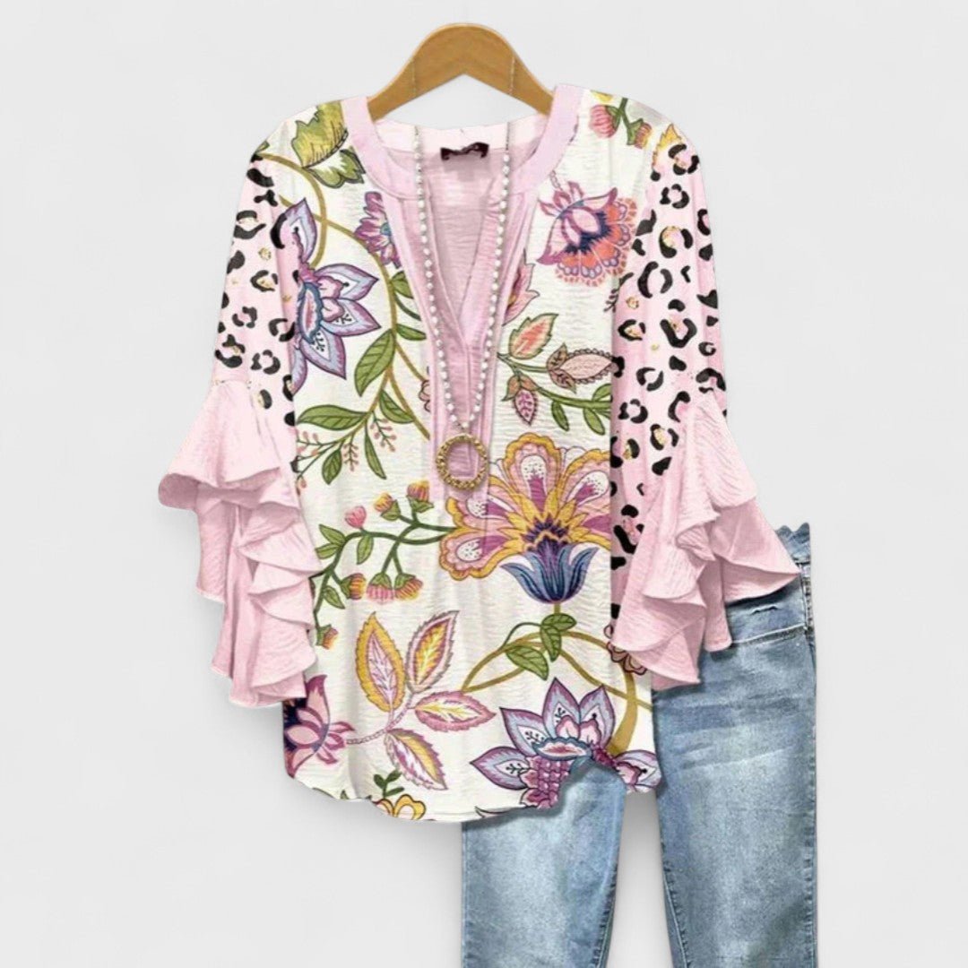 Kay | Lightweight Day Blouse With Airy Comfort And Feminine Details - Nalani - Fashion Clothing and Decor