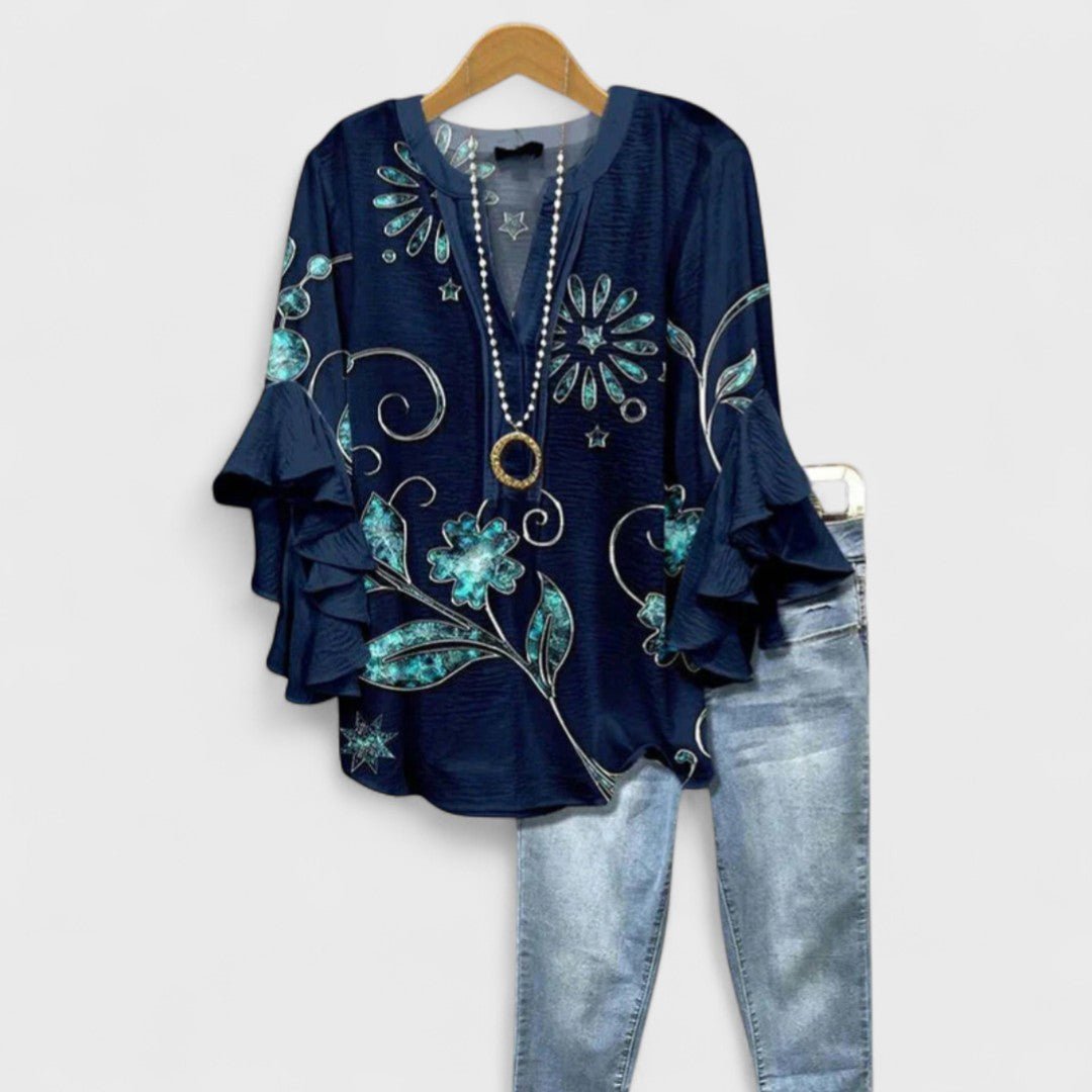 Kay | Lightweight Day Blouse With Airy Comfort And Feminine Details - Nalani - Fashion Clothing and Decor