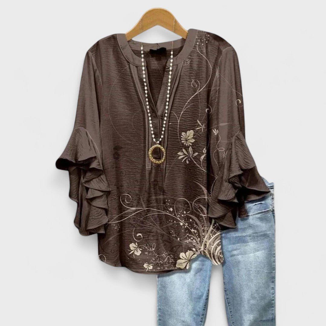 Kay | Lightweight Day Blouse With Airy Comfort And Feminine Details - Nalani - Fashion Clothing and Decor