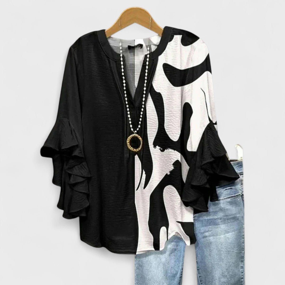 Kay | Lightweight Day Blouse With Airy Comfort And Feminine Details - Nalani - Fashion Clothing and Decor