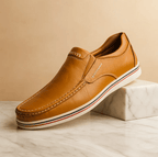 Kelvin Leather Loafers With Cushioned Insole For All Day Comfort - Nalani - Fashion Clothing and Decor