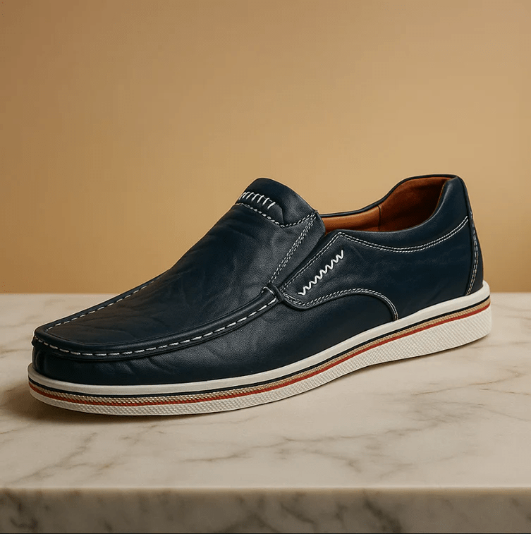 Kelvin Leather Loafers With Cushioned Insole For All Day Comfort - Nalani - Fashion Clothing and Decor