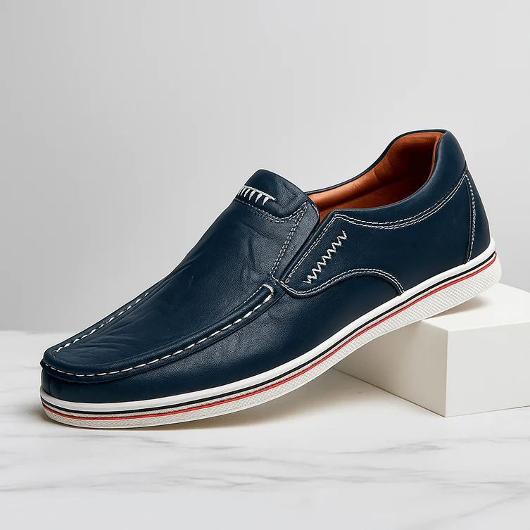 Kelvin Leather Loafers With Cushioned Insole For All Day Comfort - Nalani - Fashion Clothing and Decor