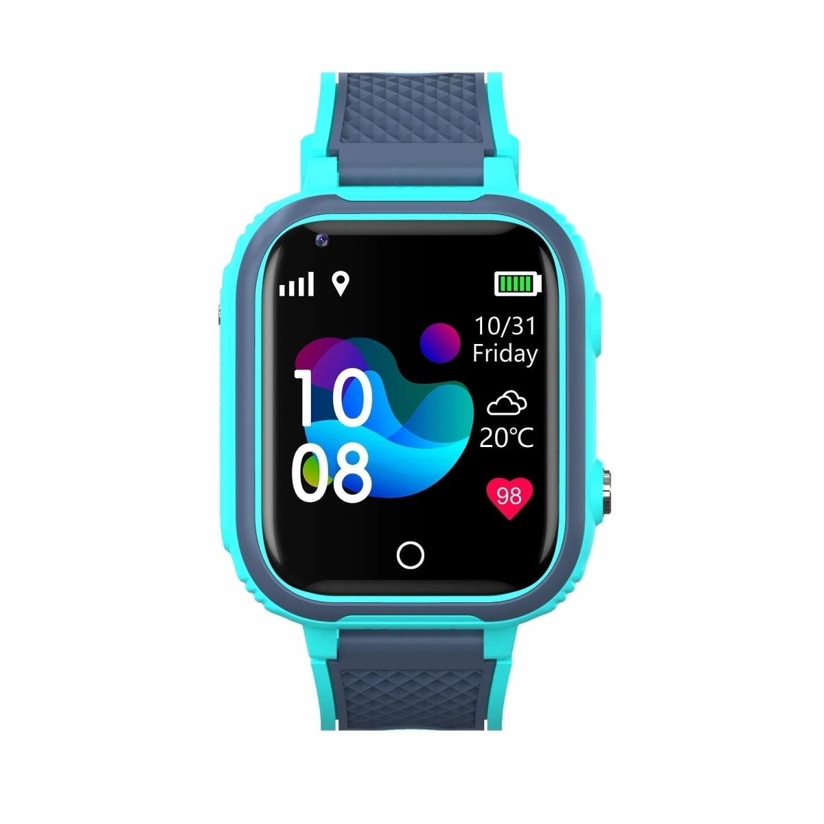KidGuardian | 4G Smartwatch for Children with Real-Time GPS Tracking - Waterproof Kids Phone Watch with Video Calling, SOS Button & Camera - Nalani - Fashion Clothing and Decor