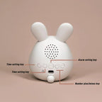 Kids Alarm Clock Bunny with LED Night Light – Children's Alarm Clock with Dimmable Night Light, Pink or White – BunniGlow - Nalani - Fashion Clothing and Decor