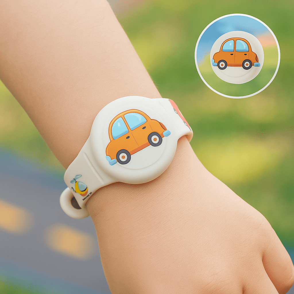 Kids GPS Tracker Bracelet – Colorful Adjustable GPS Wristband for Children, Lightweight, 5 Colors - Nalani - Fashion Clothing and Decor