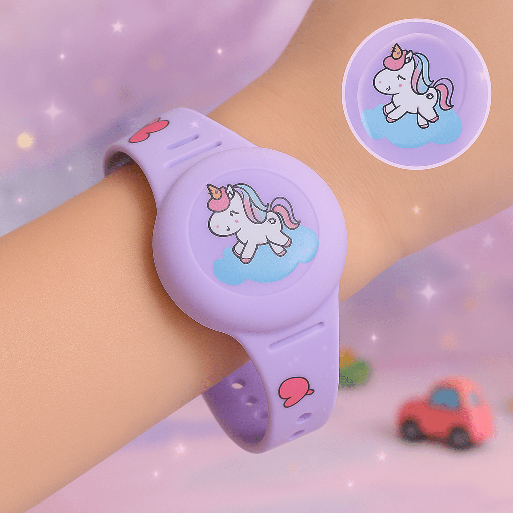Kids GPS Tracker Bracelet – Colorful Adjustable GPS Wristband for Children, Lightweight, 5 Colors - Nalani - Fashion Clothing and Decor