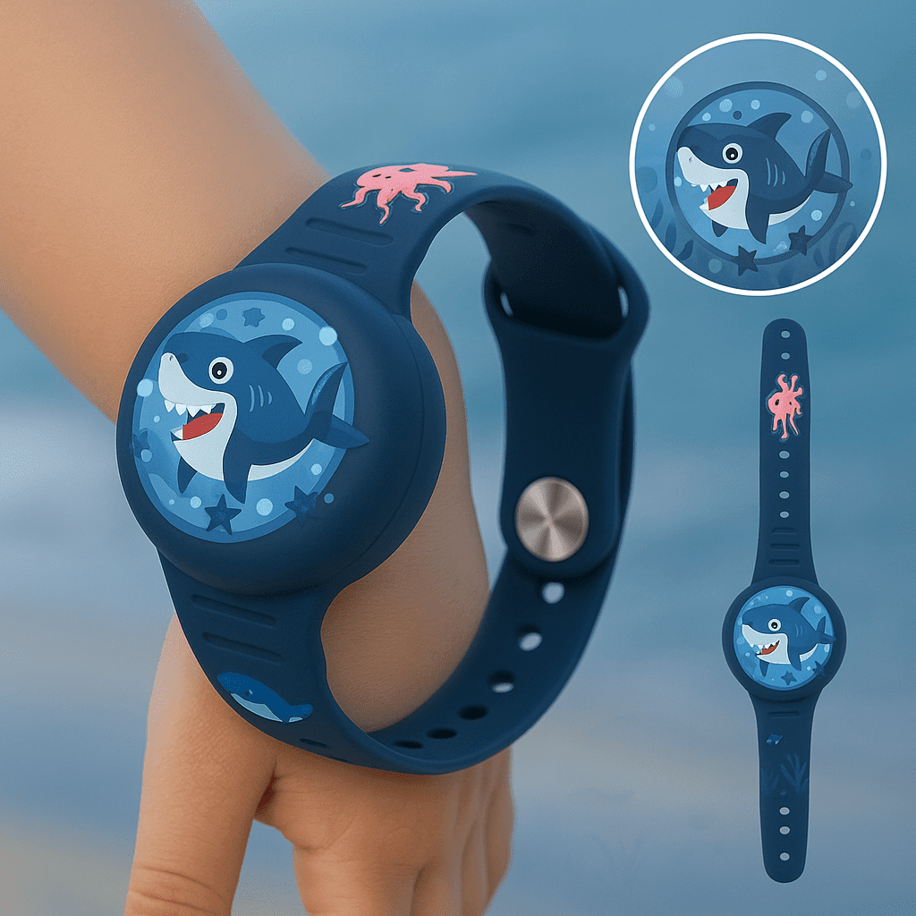 Kids GPS Tracker Bracelet – Colorful Adjustable GPS Wristband for Children, Lightweight, 5 Colors - Nalani - Fashion Clothing and Decor