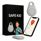 Kids GPS Tracker Waterproof with SOS Button – Small GPS Tracking Device for Children, Lightweight, with Carry Pouch & App, 5 Colors - Nalani - Fashion Clothing and Decor