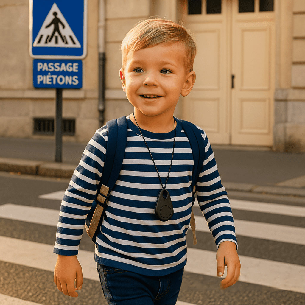 Kids GPS Tracker Waterproof with SOS Button – Small GPS Tracking Device for Children, Lightweight, with Carry Pouch & App, 5 Colors - Nalani - Fashion Clothing and Decor