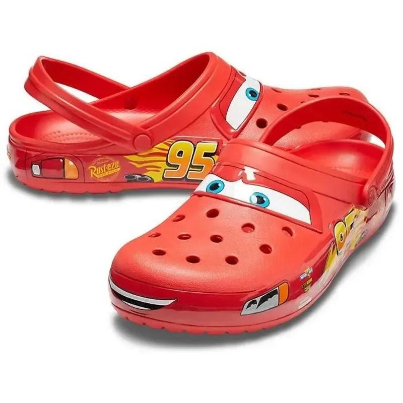 Kids Red Race Car Clogs Lightweight For Everyday Wear - Nalani - Fashion Clothing and Decor