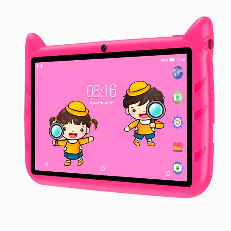 Kids Tablet 7 Inch – Android 13 Tablet for Kids, 4GB RAM, 64GB Storage, Dual-Band WiFi, Dual Camera, Kids Apps, Blue or Pink - Nalani - Fashion Clothing and Decor