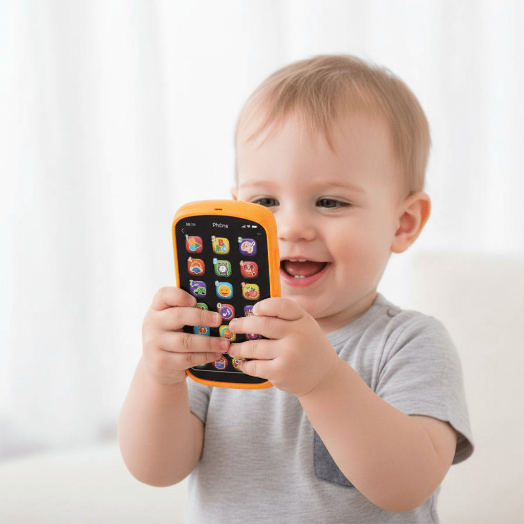 Kids Touch Screen Toy Phone - Educational Learning Smartphone with Lights & Music - Nalani - Fashion Clothing and Decor
